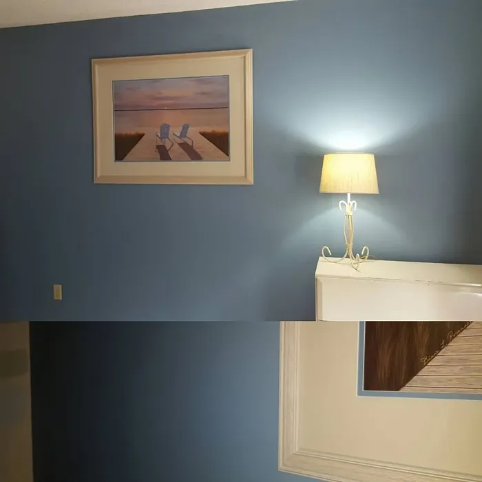 Behr Dolphin Blue wall paint review