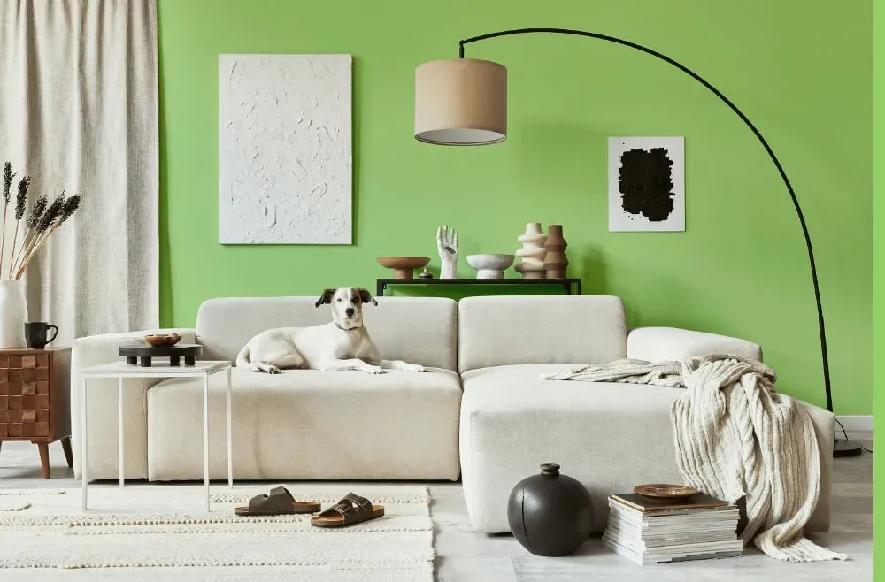 Behr Early Spring cozy living room