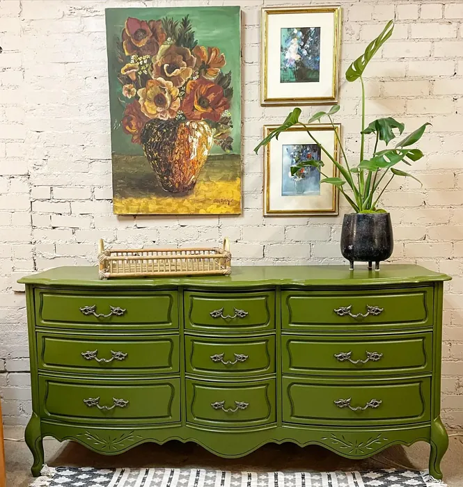 Behr Eastern Bamboo painted furniture 