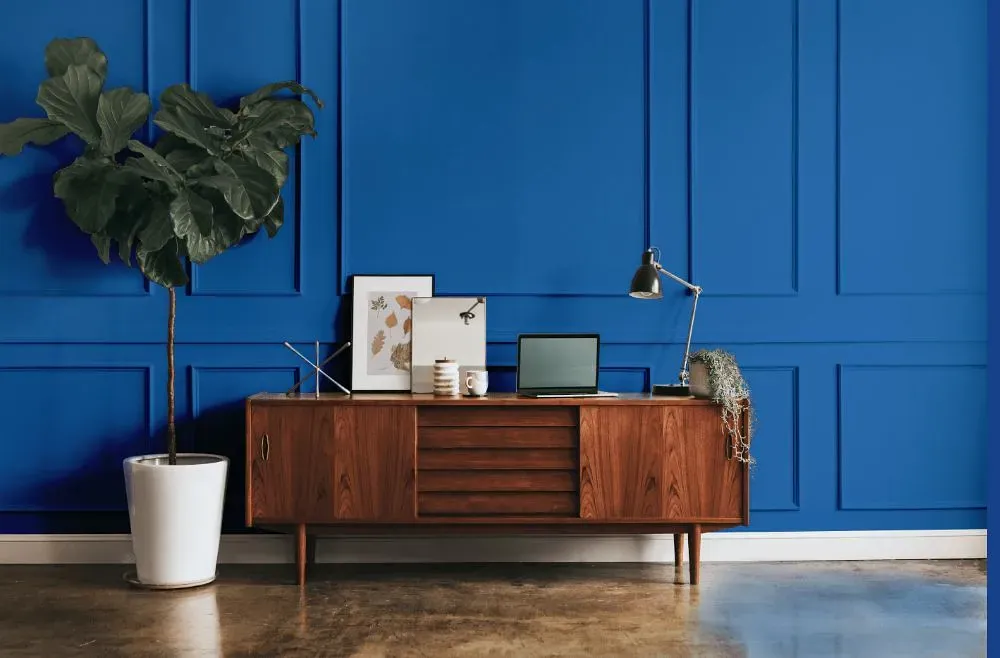 Behr Electric Blue modern interior