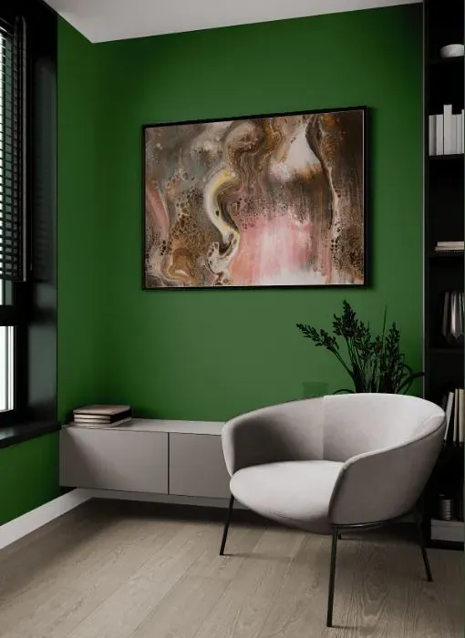 Behr Emerald Forest living room