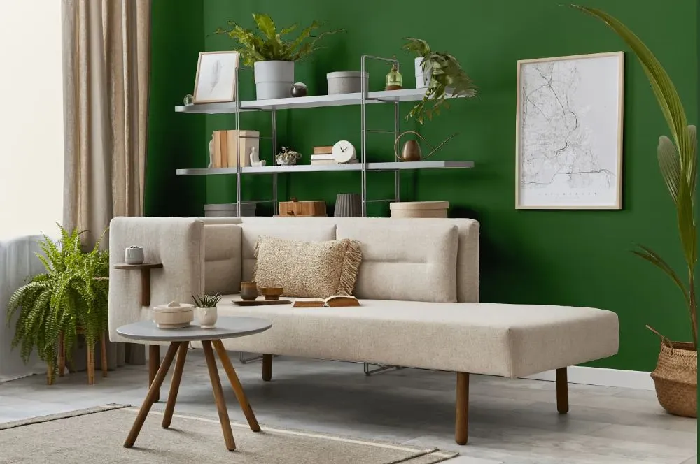 Behr Emerald Forest living room
