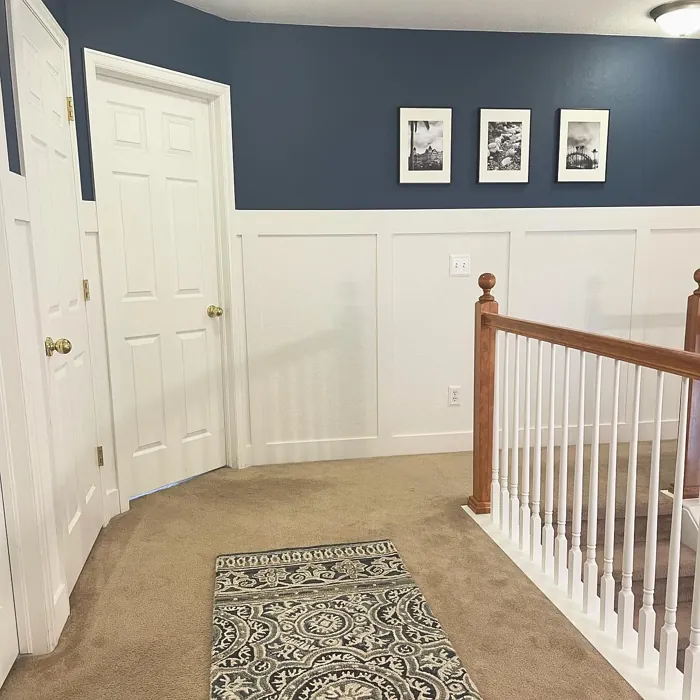 Behr English Channel hallway 