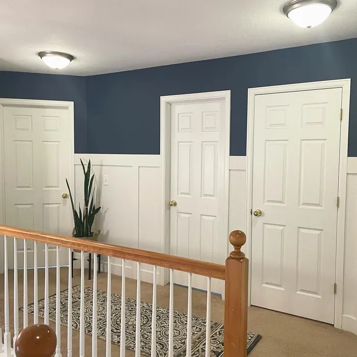 Behr English Channel hallway color review