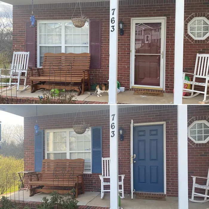 Behr English Channel front door review