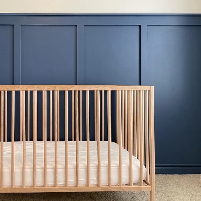 Behr English Channel wall panelling 