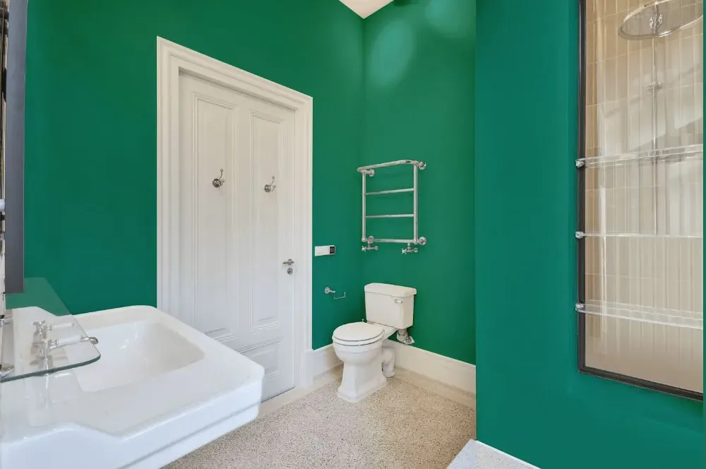 Behr Esmeralda bathroom