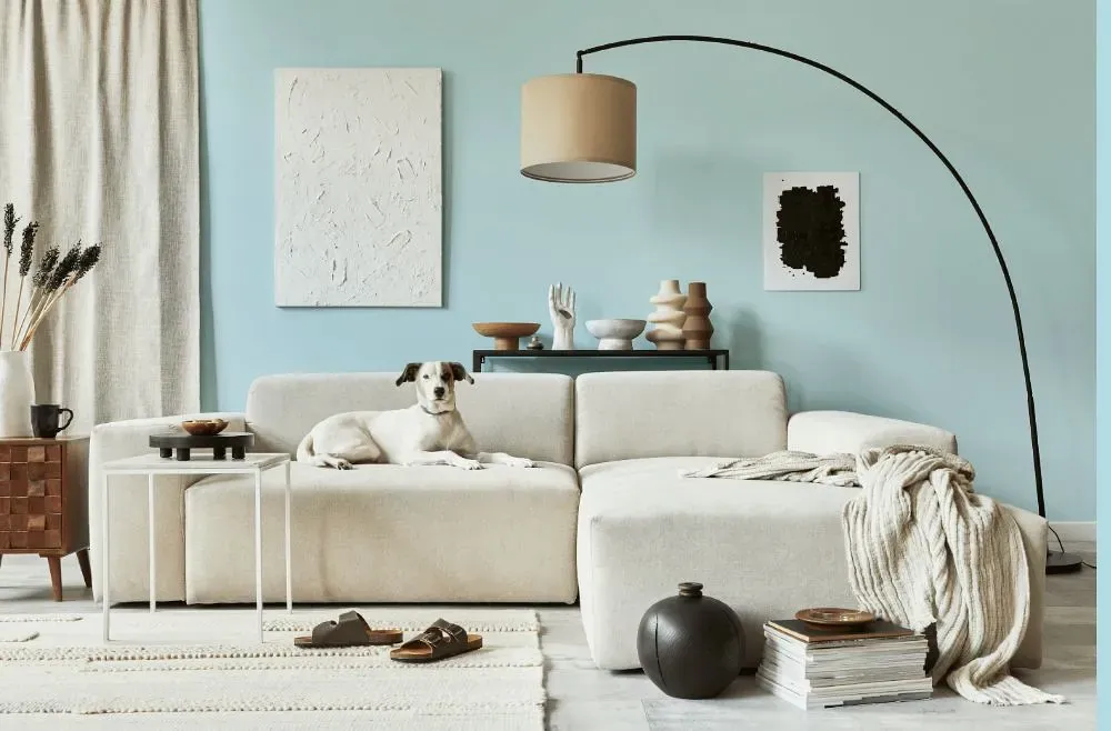 Behr Ethereal Mood cozy living room