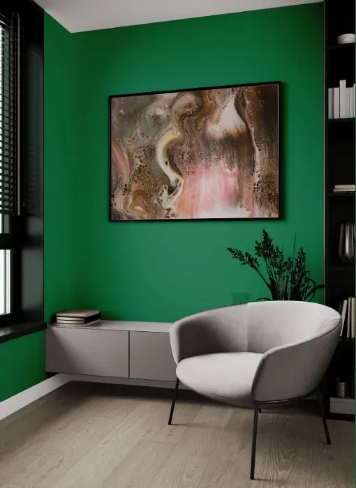 Behr Exquisite Emerald living room