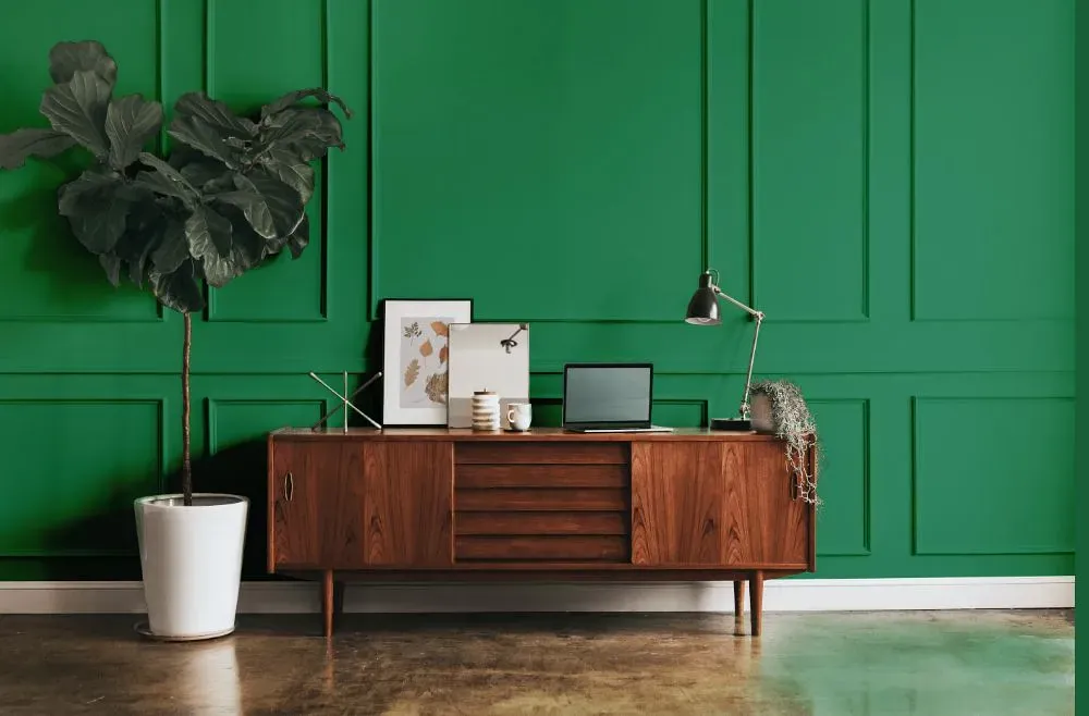 Behr Exquisite Emerald modern interior