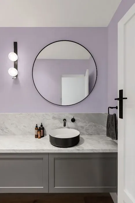 Behr Fanciful minimalist bathroom