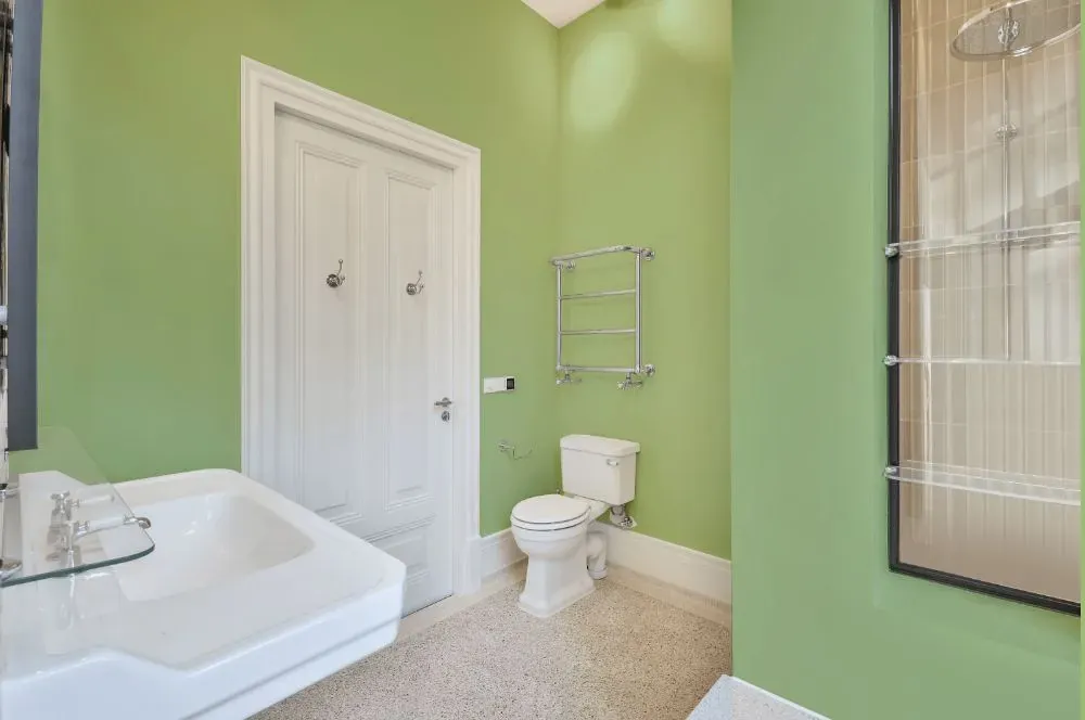 Behr Four Leaf Clover bathroom