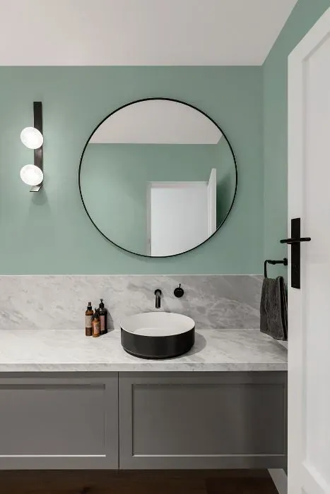 Behr Fresh Tone minimalist bathroom