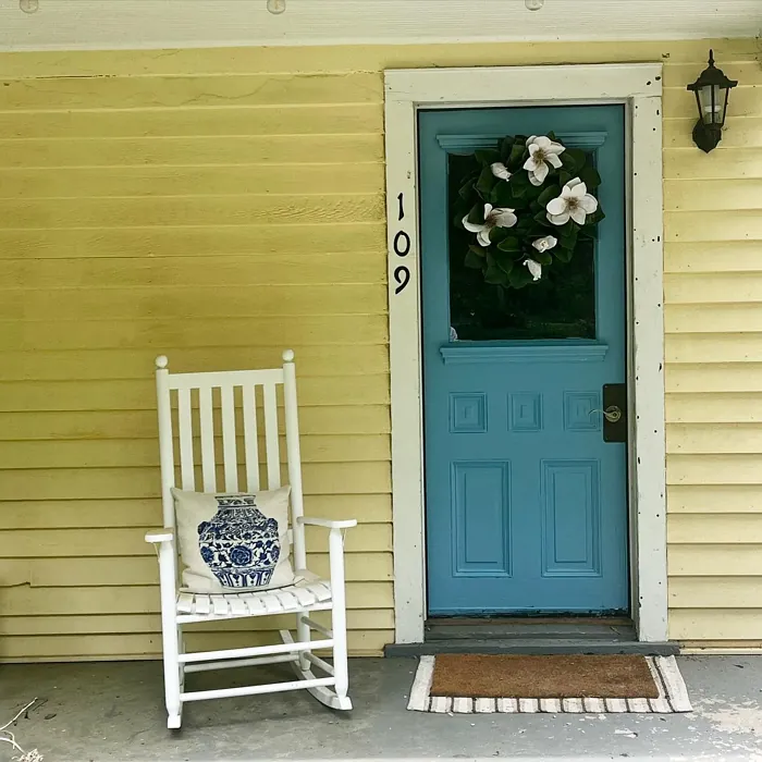 Behr Frisky Blue exterior color