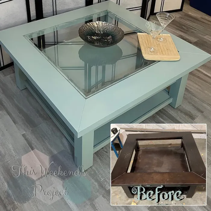 Behr Garden Vista painted furniture 