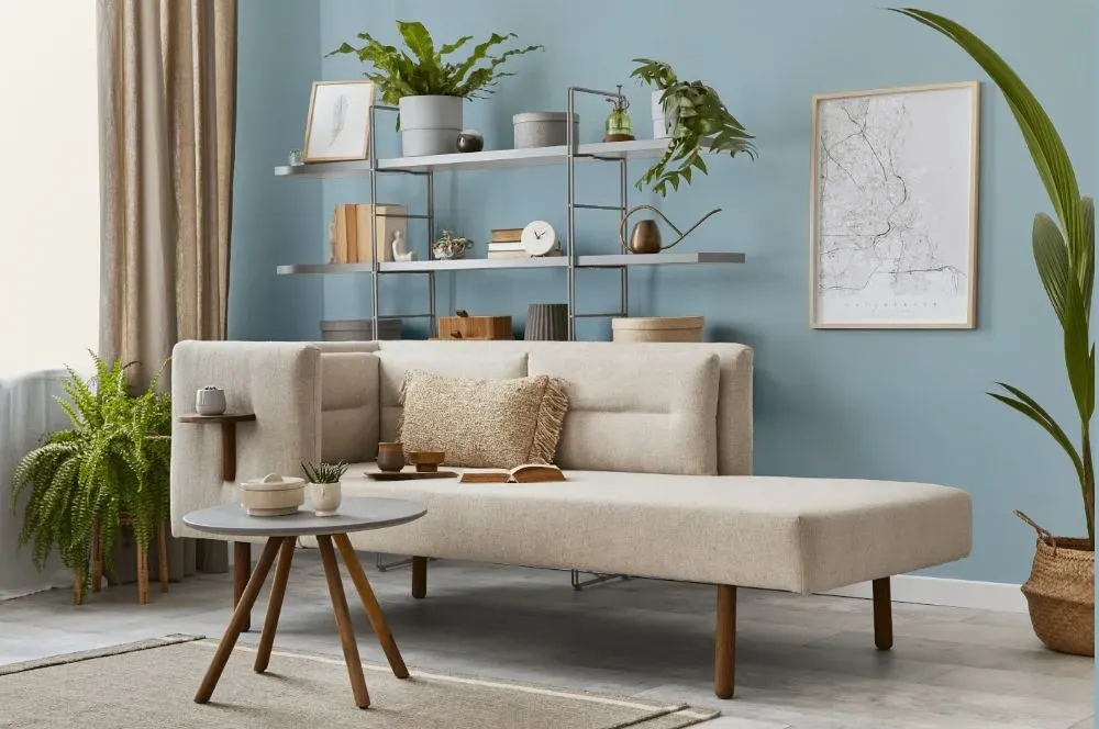 Behr Gentle Sea living room