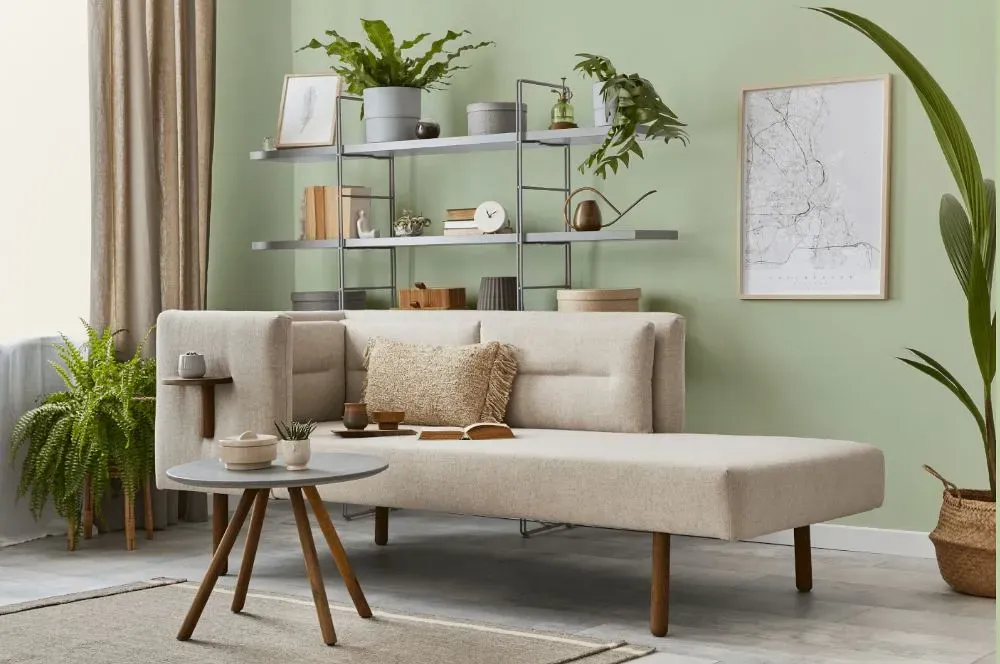 Behr Glade Green living room