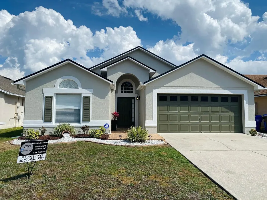 Behr Gladiator Gray house exterior 