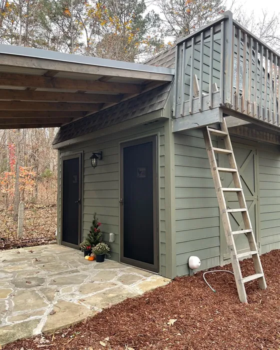 Behr Gladiator Gray exterior color review