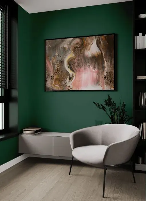 Behr Green Agate living room