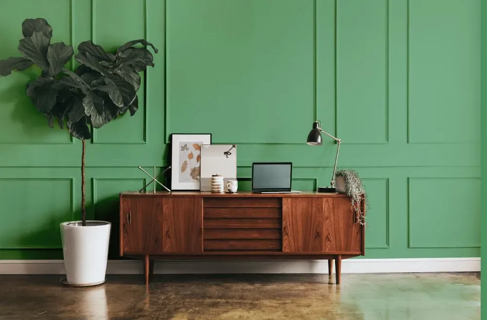 Behr Green Bank modern interior