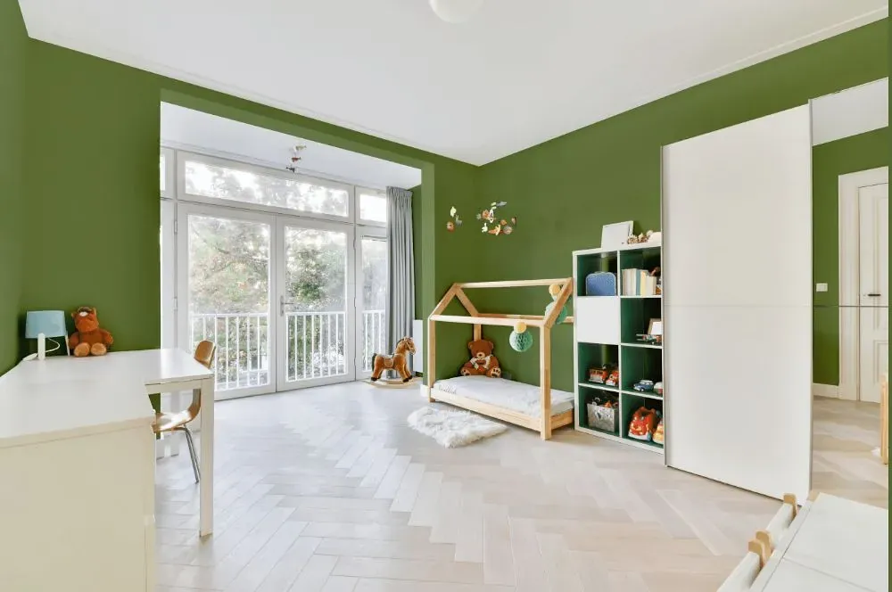 Behr Green Energy kidsroom interior, children's room