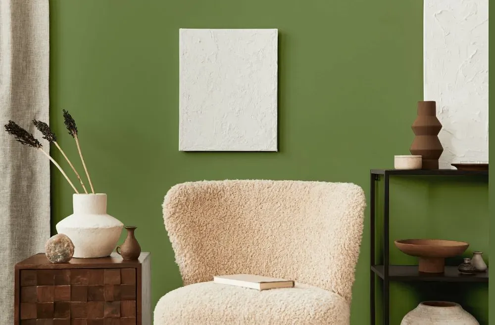 Behr Green Energy living room interior