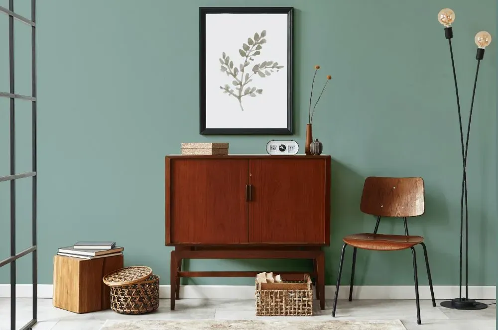 Behr Green Meets Blue japandi interior