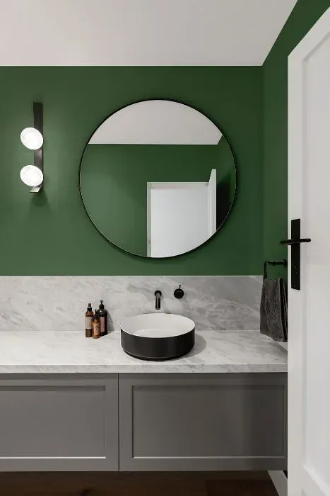 Behr Greener Pastures minimalist bathroom