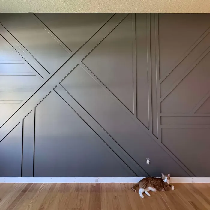 Behr Greyhound wall panelling 