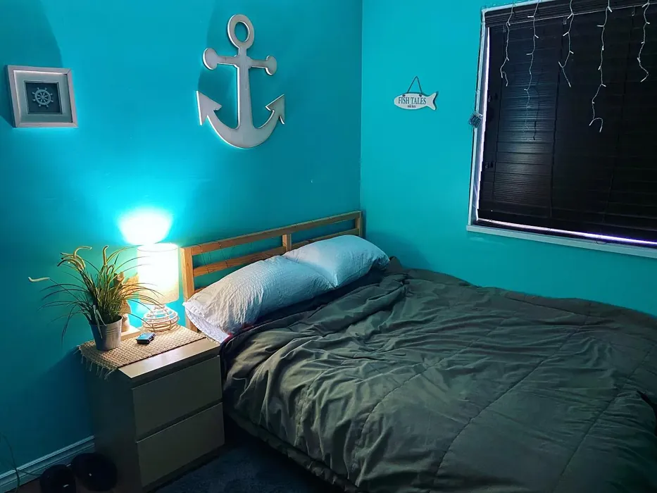 Behr Hidden Sea Glass bedroom color