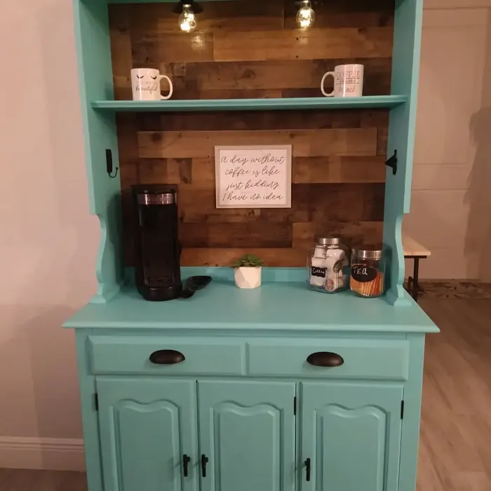 Behr Hidden Sea Glass painted furniture 