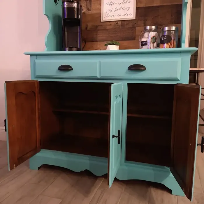 Behr Hidden Sea Glass painted furniture color