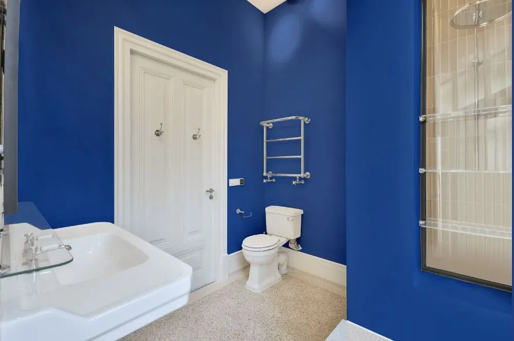 Behr Indigo Batik bathroom