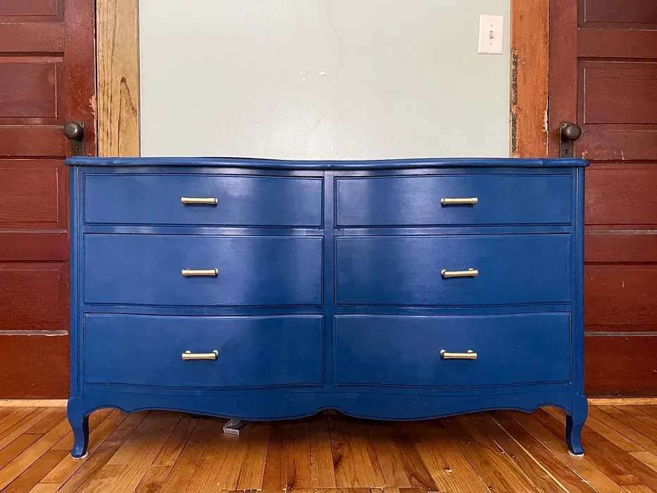 Behr Inked painted dresser color review