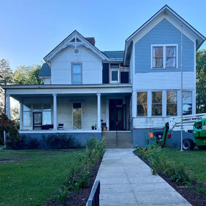Intercoastal Gray victorian house exterior color review