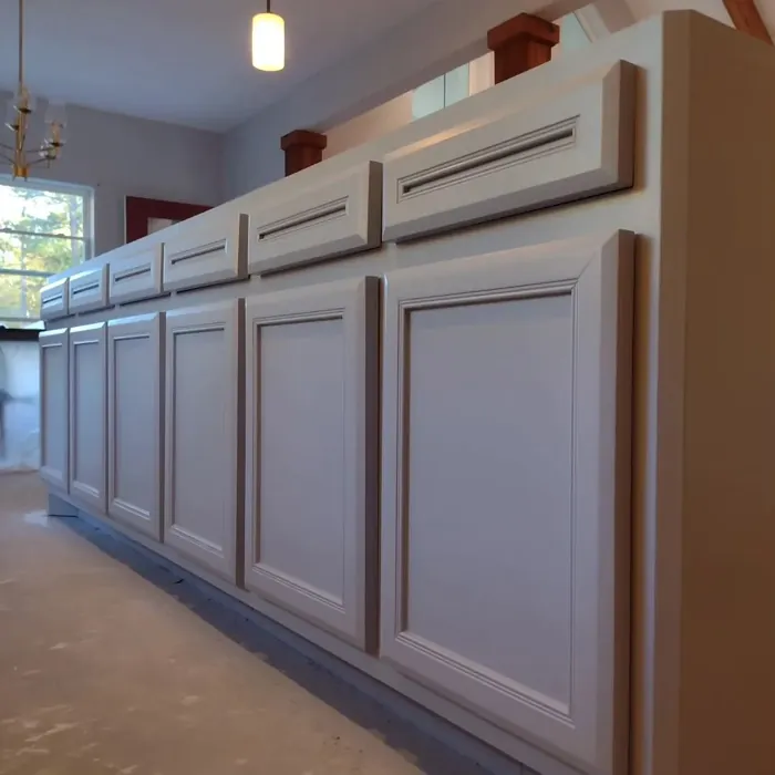 Behr Intercoastal Gray victorian kitchen cabinets color paint