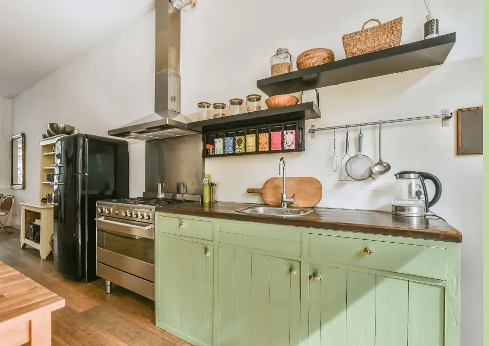 Behr Irish Folklore kitchen cabinets