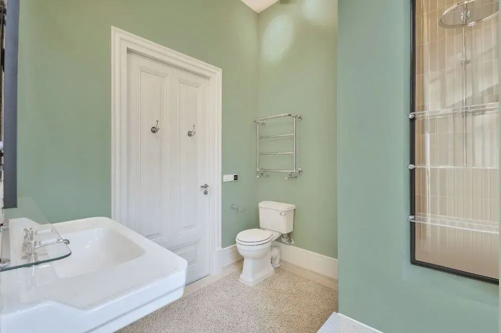 Behr Jade Tinge bathroom