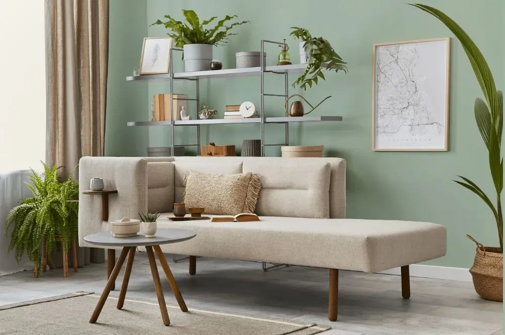 Behr Jade Tinge living room