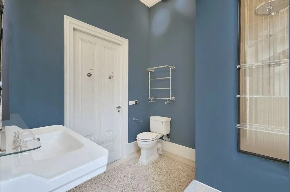 Behr Jean Jacket Blue bathroom