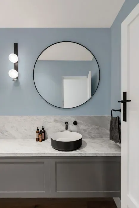 Behr Journey'S End minimalist bathroom