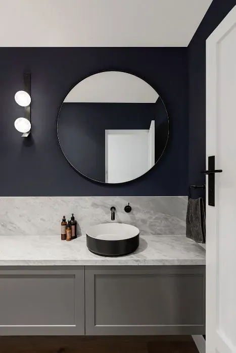 Behr Knighthood minimalist bathroom