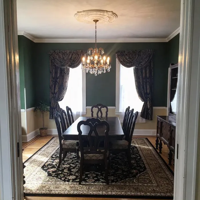 Behr Laurel Garland dining room interior