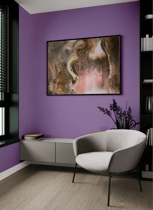 Behr Lilac Intuition living room