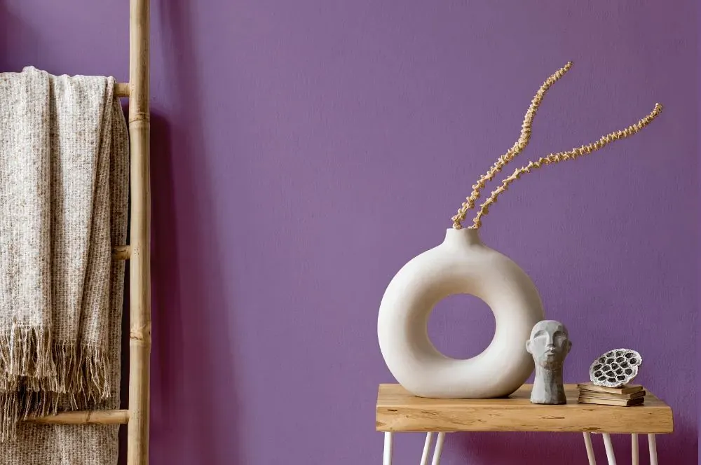 Behr Lilac Intuition wall
