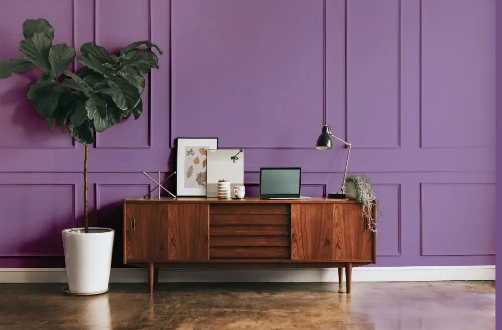 Behr Lilac Intuition modern interior