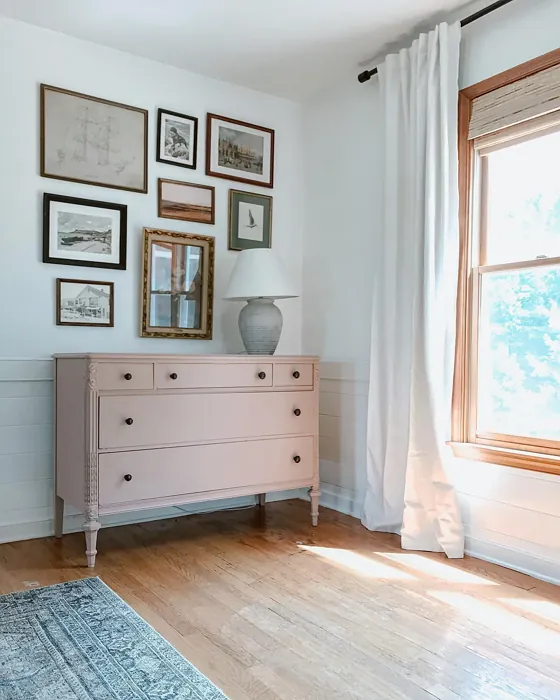 Behr Lite Cocoa painted dresser 