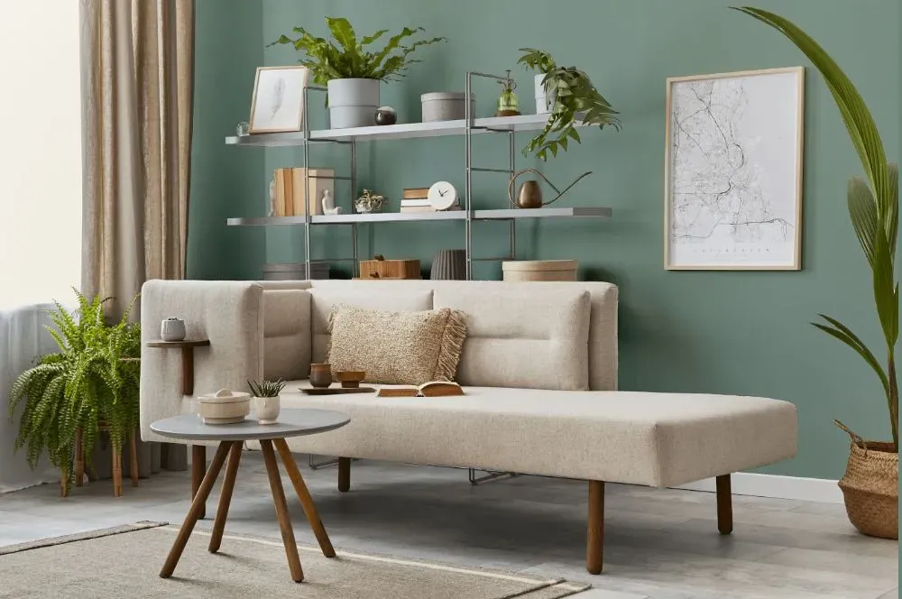 Behr Lotus Leaf living room