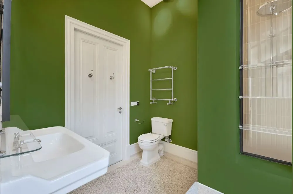 Behr Lucky Clover bathroom